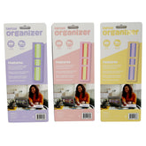 LAPTOP ORGANIZER ELASTIC -ASSORTED COLORS - YELLOW & PURPLE ( UPC # 681066099766) 3 pcs , BLUE & GREEN (UPC # 681066099711) 3 pcs , PINK & YELLOW (UPC # 681066099759) 6 pcs